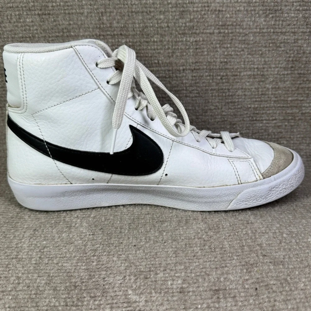 Nike‎ Blazer Mid 77 Kids Size 7Y White Black DA4086-100